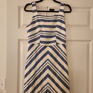 The Limited Blue and White Dress